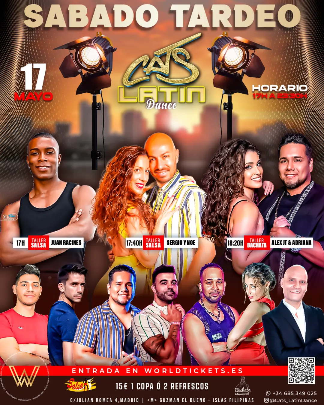 TARDEO CATS LATIN DANCE 17 de mayo