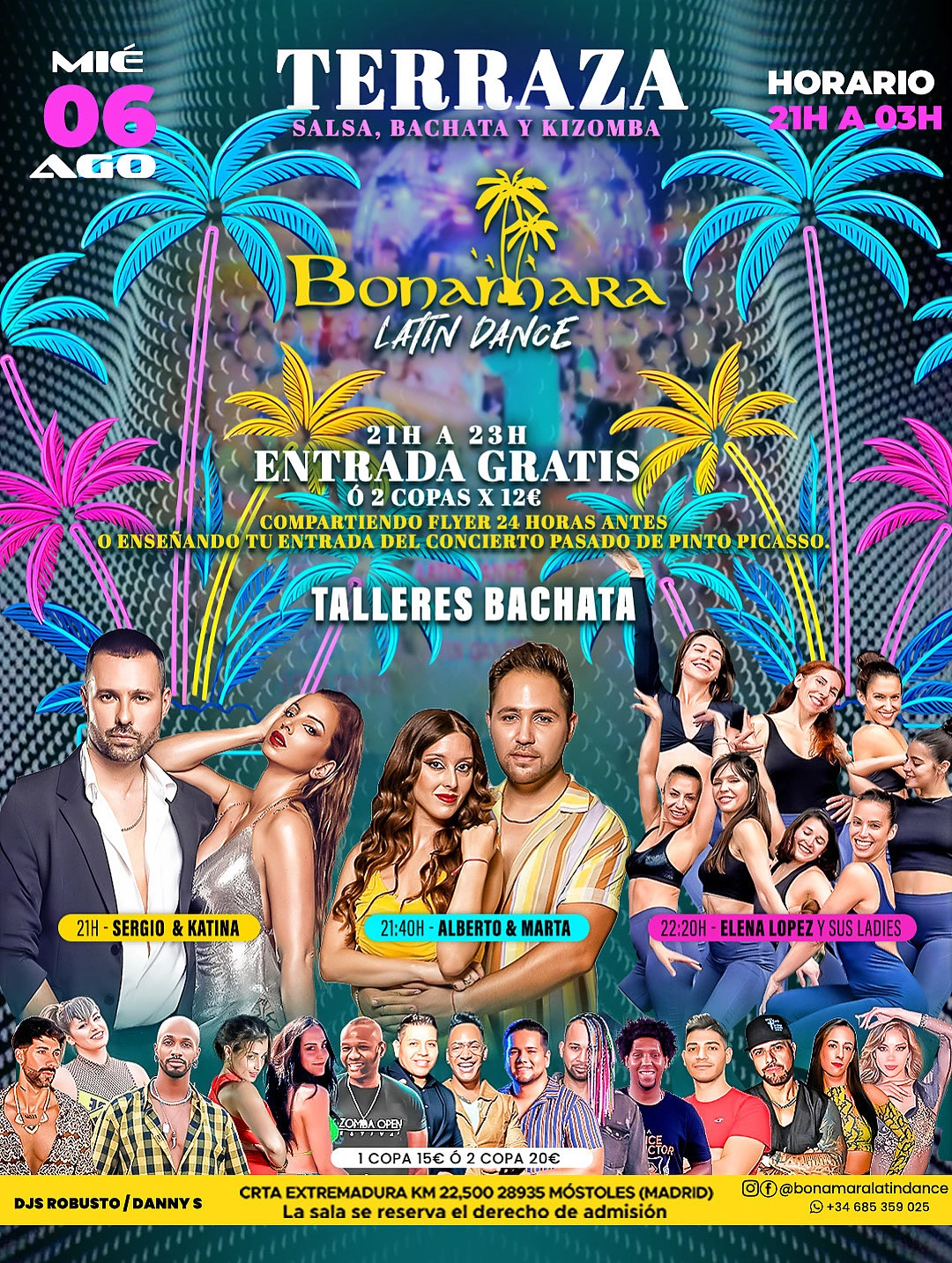BONAMARA LATIN DANCE 6 agosto