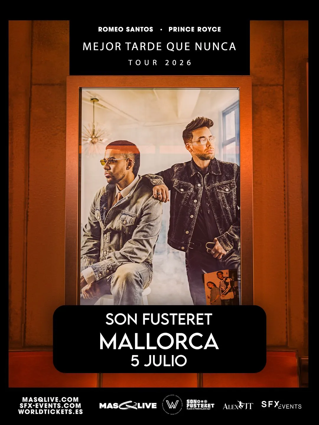 ROMEO SANTOS - PRINCE ROYCE MALLORCA 5 DE JULIO